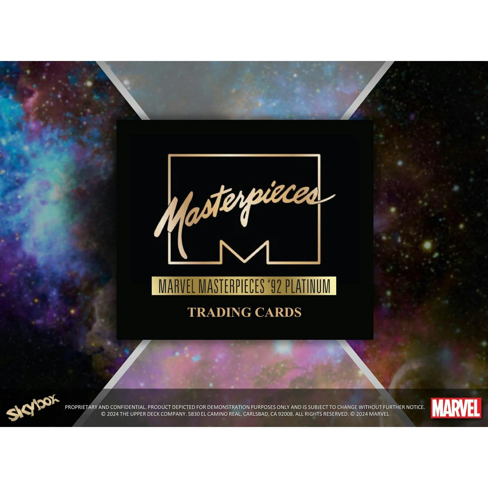 DRAFT - 2024 Upper Deck Marvel Masterpieces '92 Platinum Hobby 18-Box Case