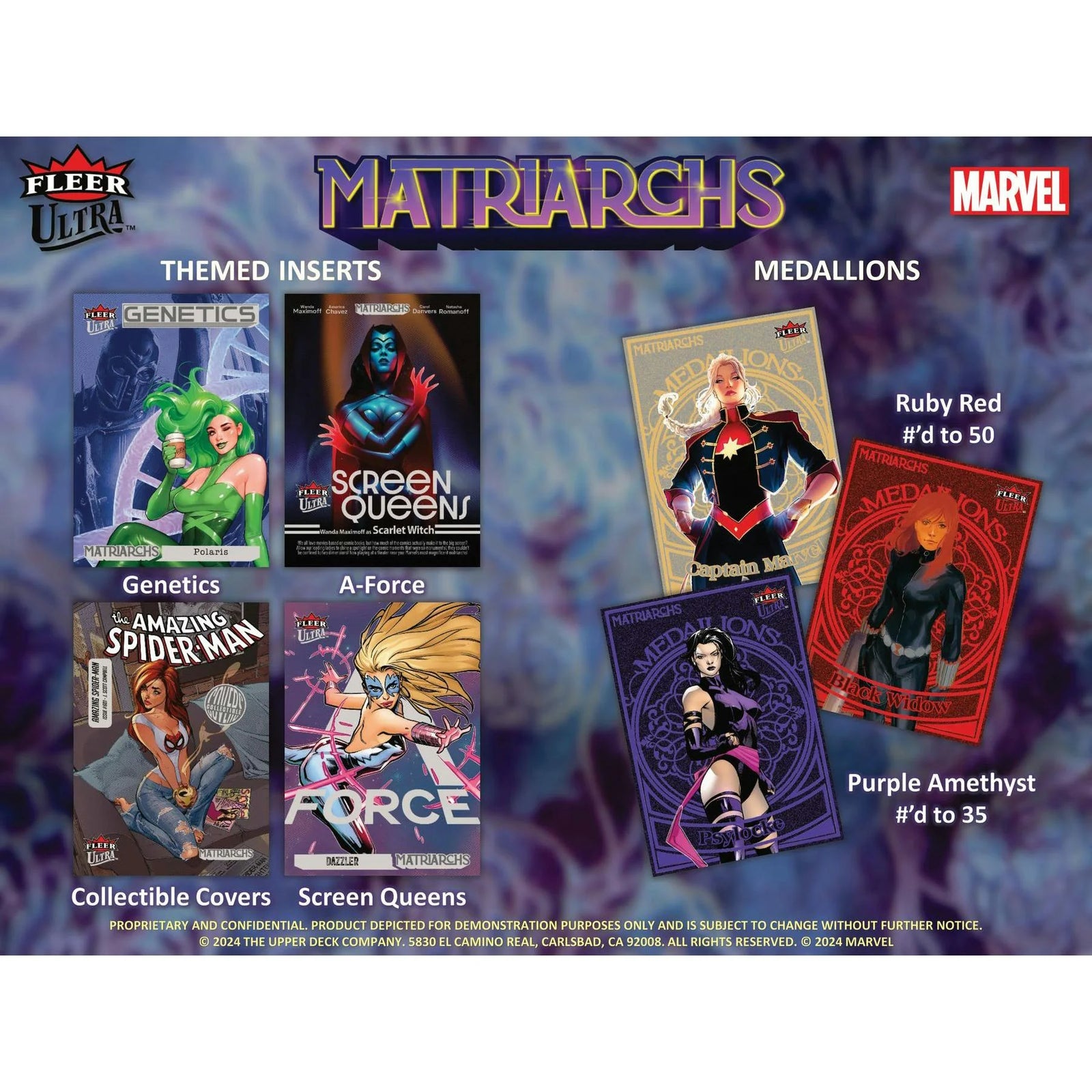 DRAFT - 2024 Upper Deck Fleer Ultra Matriarchs of Marvel Hobby Box