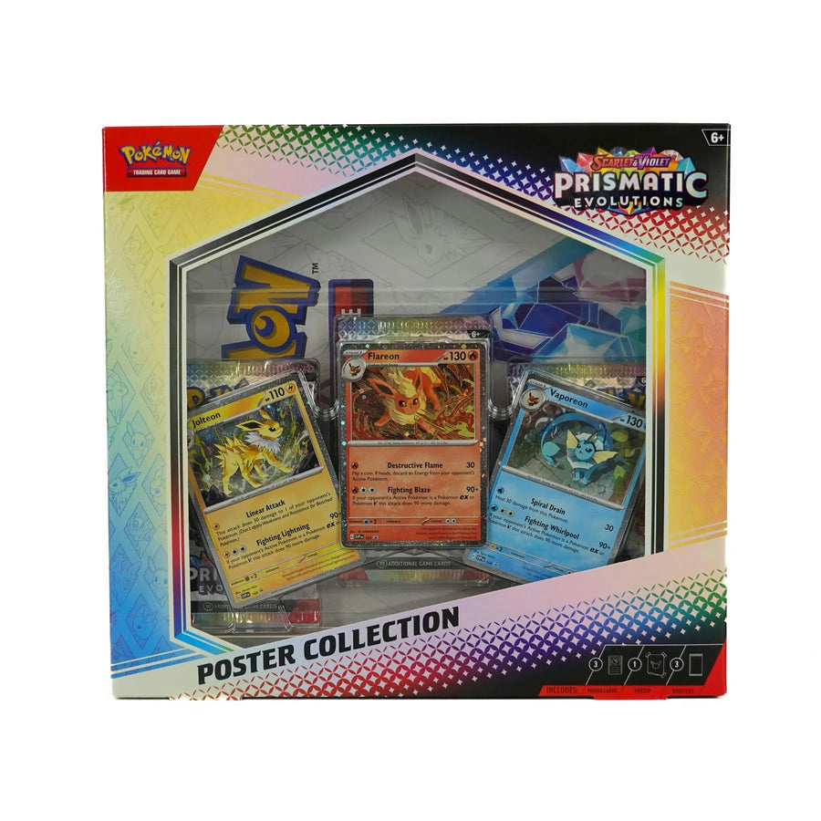 DRAFT - Pokemon Scarlet & Violet Prismatic Evolutions Poster Collection Box | Sealed