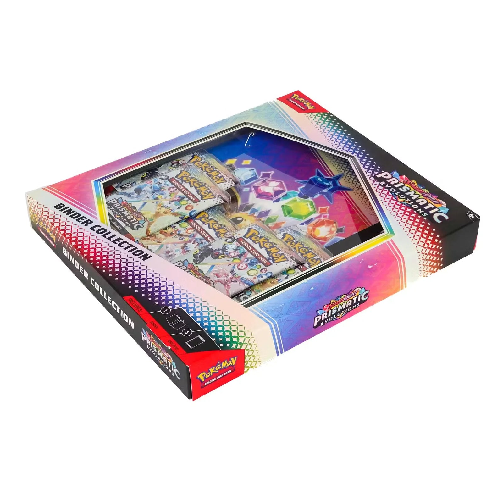 Pokemon Scarlet Violet Prismatic Evolutions Binder Collection Box Sealed