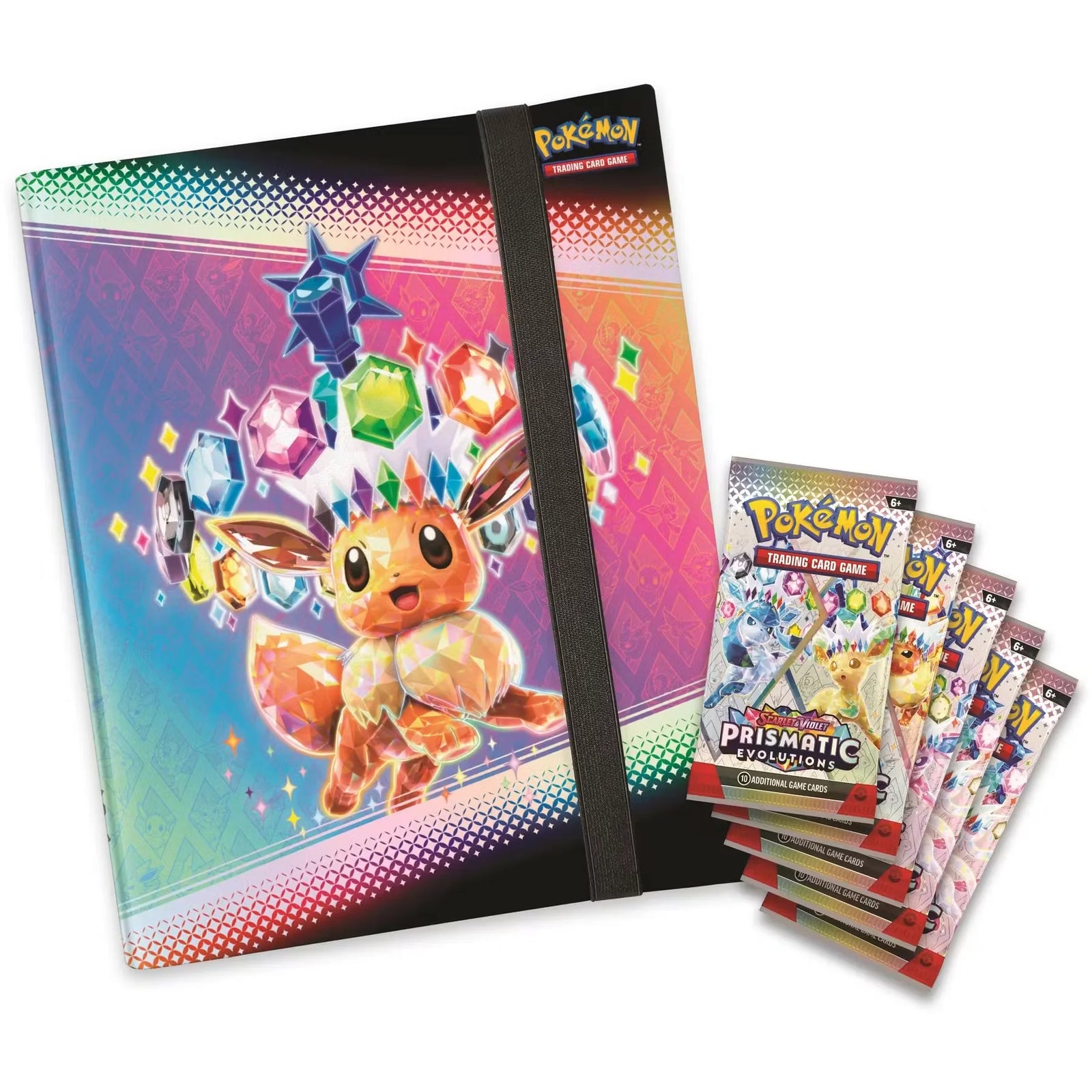 Pokemon Scarlet Violet Prismatic Evolutions Binder Collection Box Sealed