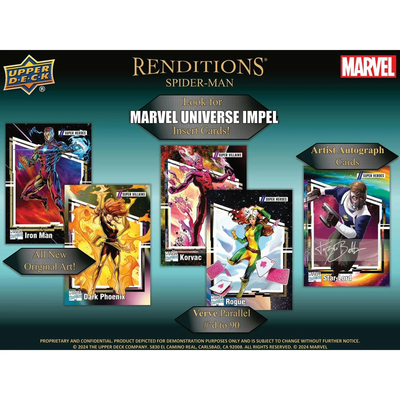 DRAFT - 2024 Upper Deck Marvel Renditions Spider-Man Hobby Box
