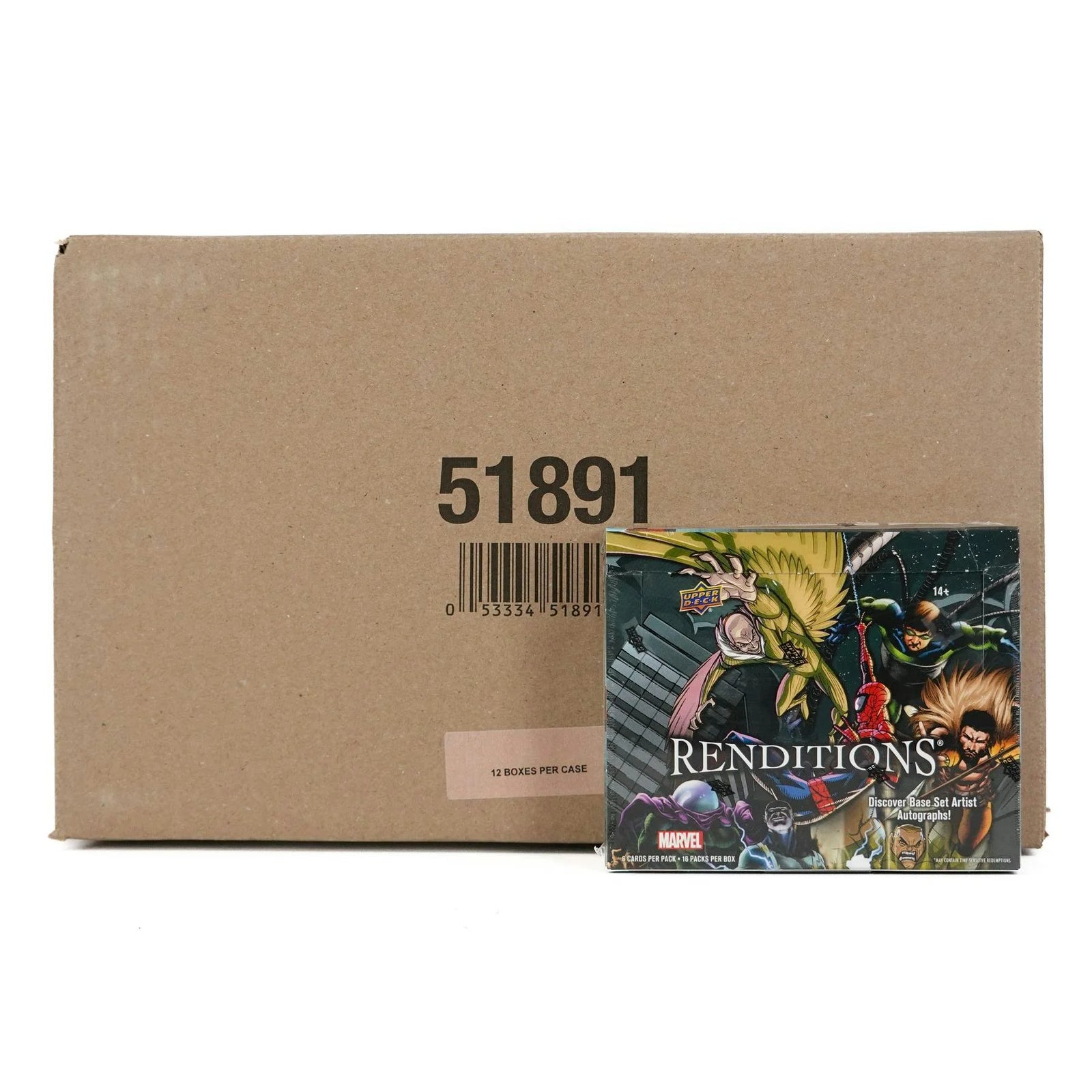DRAFT - Upper Deck Marvel Renditions Spider-Man Hobby 12-Box Case