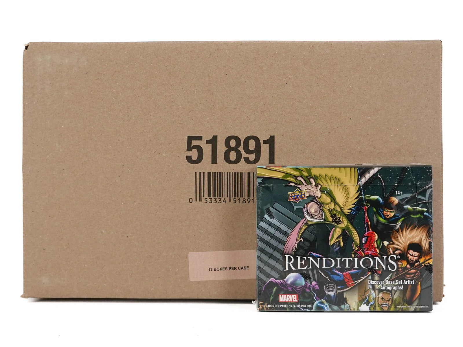 DRAFT - Upper Deck Marvel Renditions Spider-Man Hobby 12-Box Case