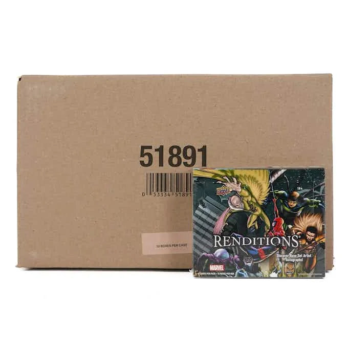 DRAFT - Upper Deck Marvel Renditions Spider-Man Hobby 12-Box Case
