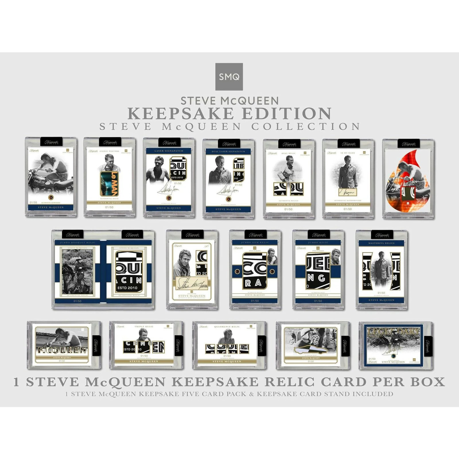 DRAFT - 2025 Keepsake Steve McQueen Collection Hobby 5-Box Case