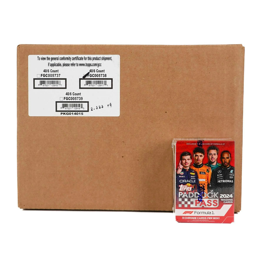 DRAFT - New 2024 Topps Paddock Pass F1 Formula 1 Blaster 40-Box Case