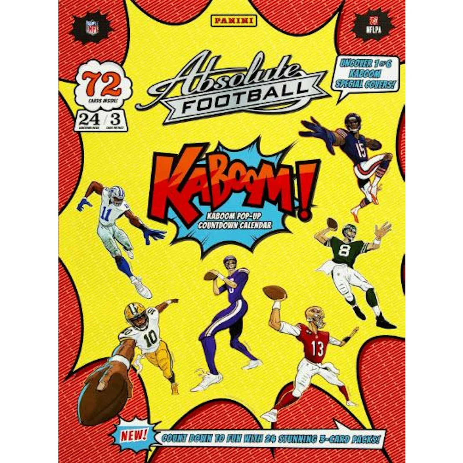 DRAFT - 2024 Panini Absolute Football Countdown Calendar Box