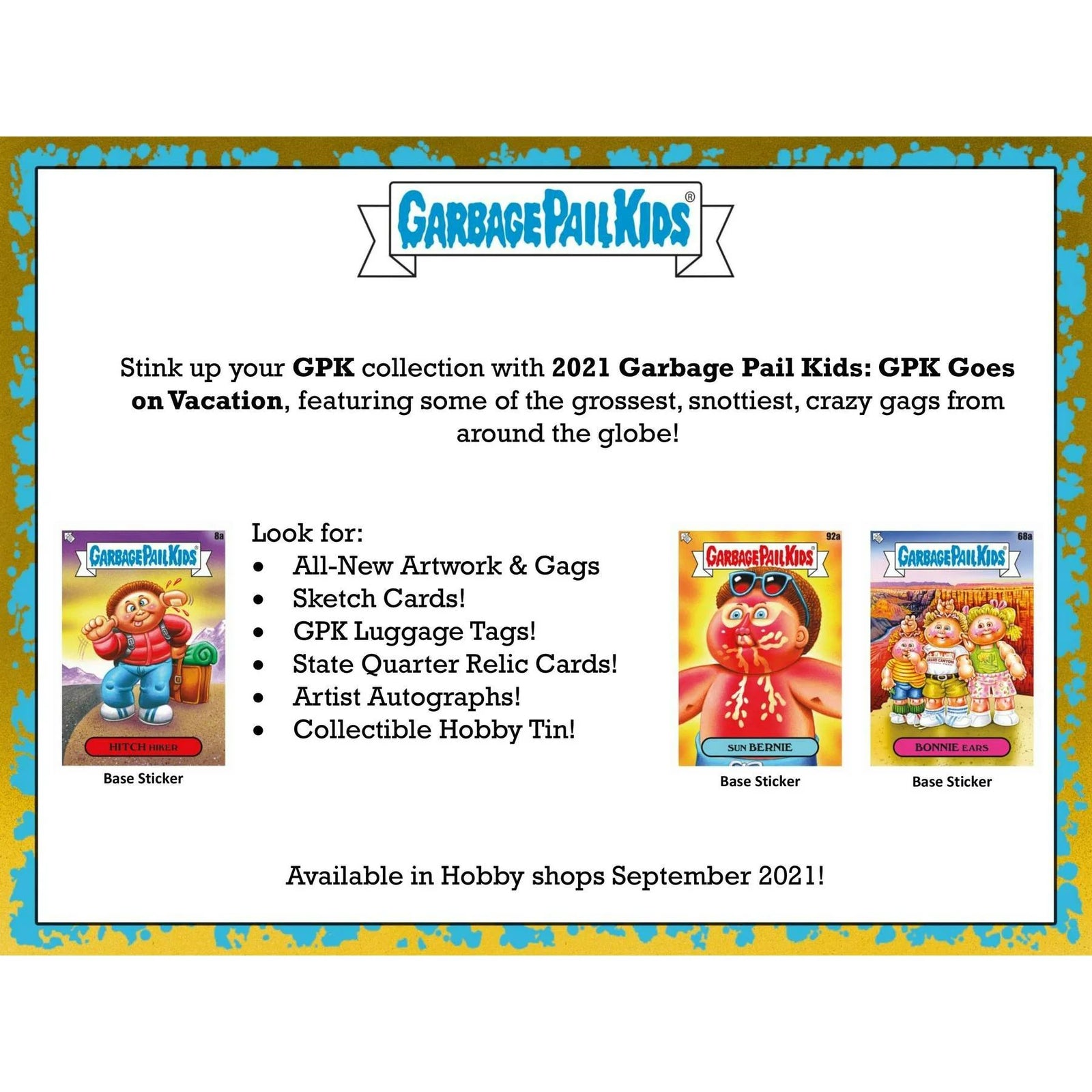 DRAFT - 2023 Topps Garbage Pail Kids Series 1 Go On Vacation Hobby Box
