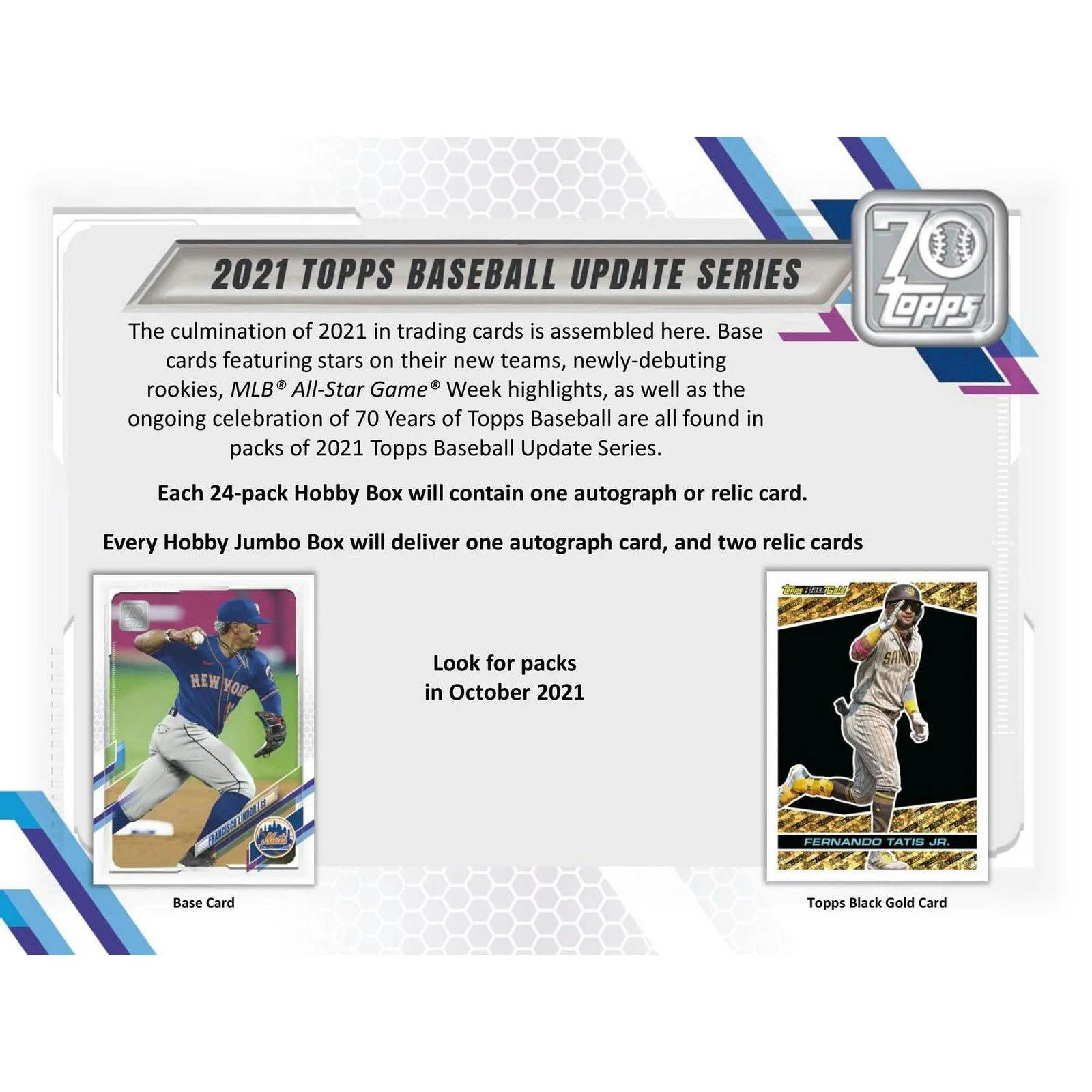 DRAFT - Just In 2021 Topps Update Series Baseball Hobby Box