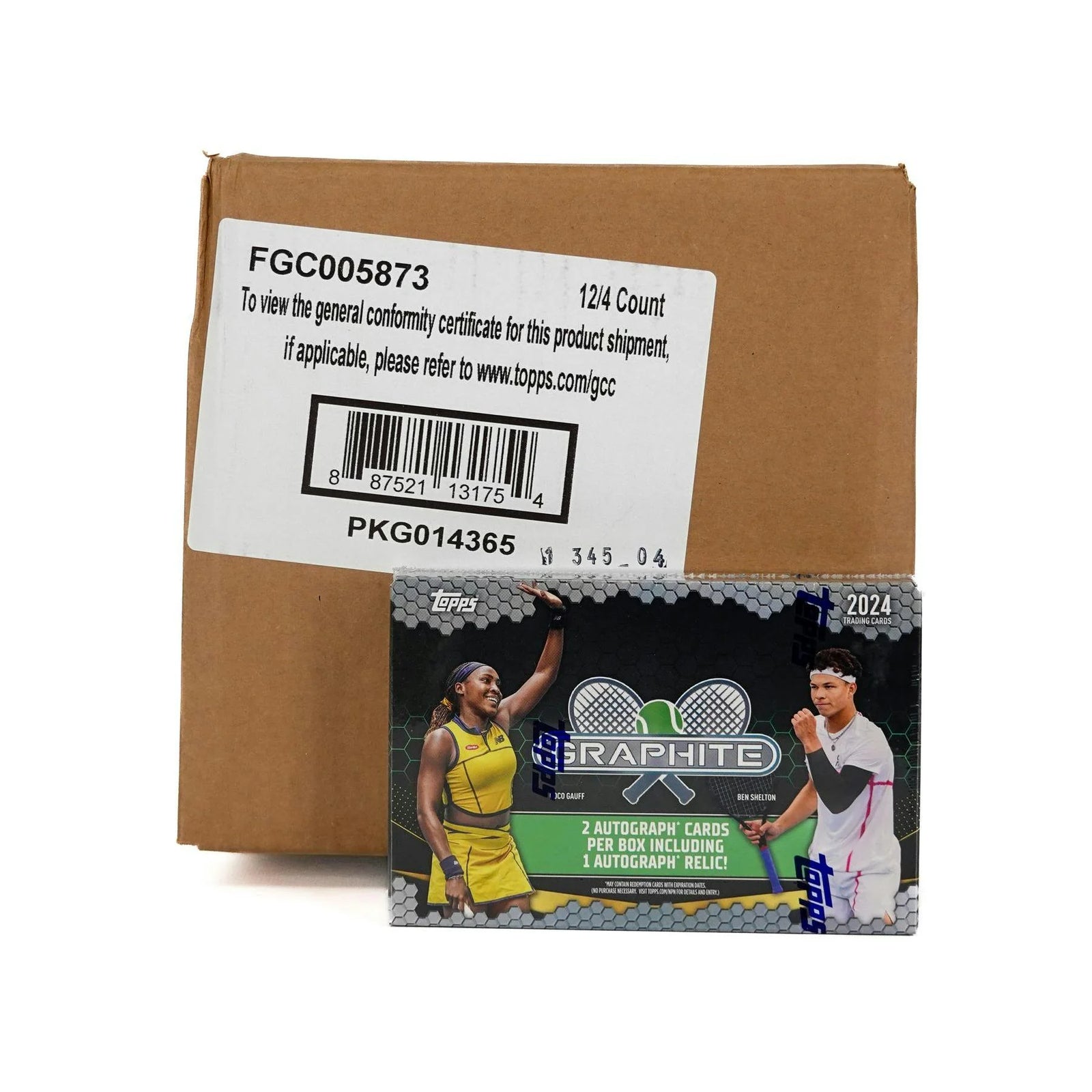 DRAFT - 2024 Topps Graphite Tennis Hobby 12-Box Case | SKU BV1Q0Y69T0