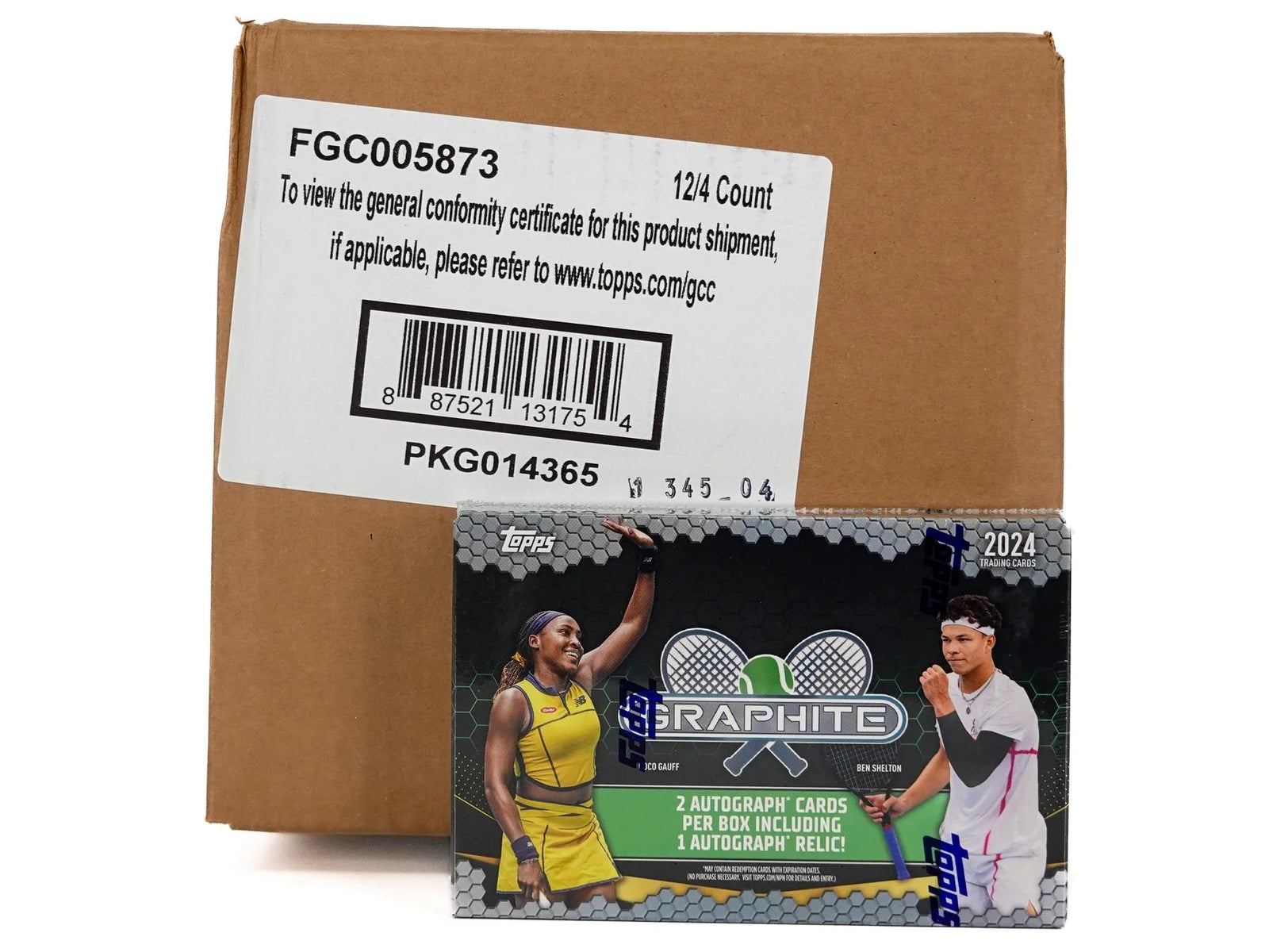 DRAFT - 2024 Topps Graphite Tennis Hobby 12-Box Case | SKU BV1Q0Y69T0