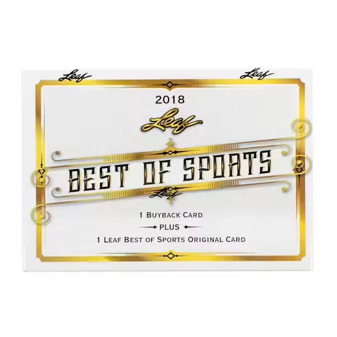 2018 Leaf Best of Sports Hobby Box (Ships Sealed Only)