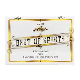 2018 Leaf Best of Sports Hobby Box (Ships Sealed Only)