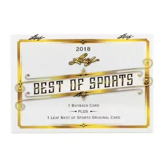 2018 Leaf Best of Sports Hobby Box (Ships Sealed Only)