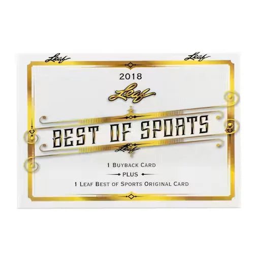 2018 Leaf Best of Sports Hobby Box (Ships Sealed Only)