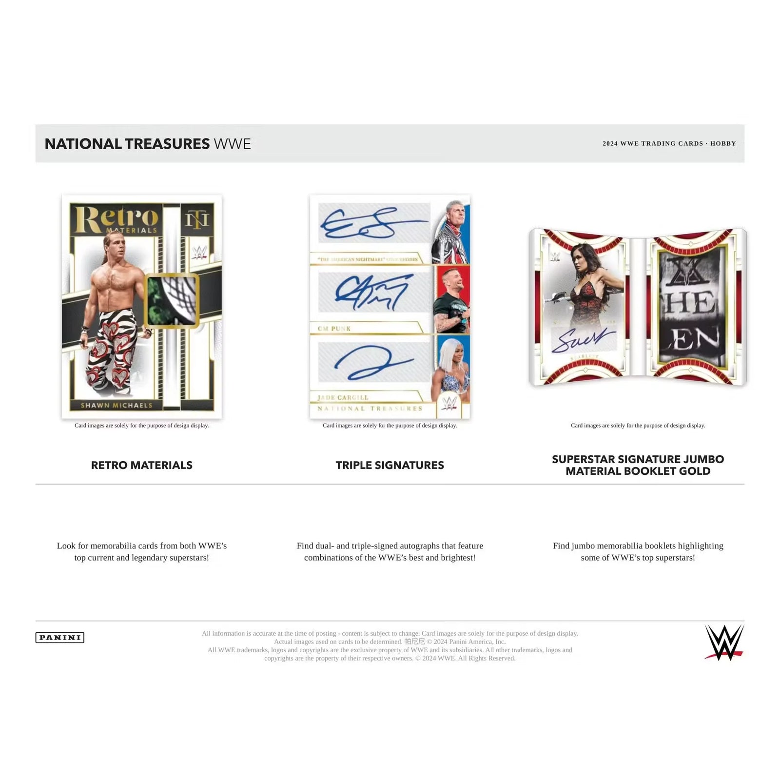 2024 Panini National Treasures WWE Wrestling Hobby Box