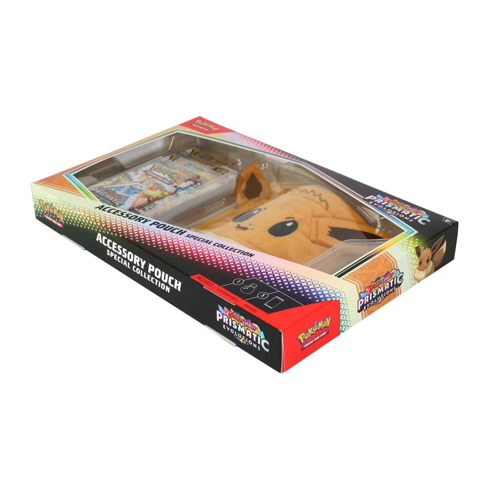 Pokemon Scarlet & Violet: Prismatic Evolutions Accessory Pouch Special Collection Box (Ships Sealed Only)