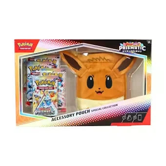 Pokemon Scarlet & Violet: Prismatic Evolutions Accessory Pouch Special Collection Box (Ships Sealed Only)