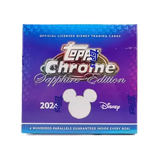 2024 Topps Disney Chrome Sapphire Hobby Box (Ships Sealed Only)