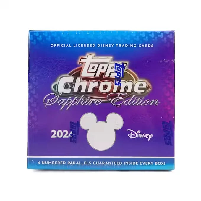 2024 Topps Disney Chrome Sapphire Hobby Box (Ships Sealed Only)