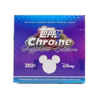 2024 Topps Disney Chrome Sapphire Hobby Box (Ships Sealed Only)
