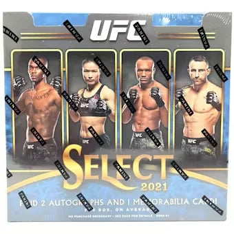 2021 Panini UFC Select Hobby Box | Two Autographs + Memorabilia (Ships Sealed Only) - D