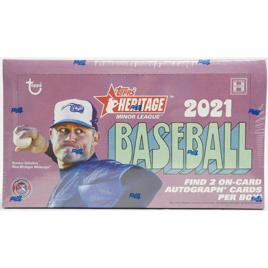 DRAFT - Just In 2021 Topps Heritage Minor League Baseball Hobby Box