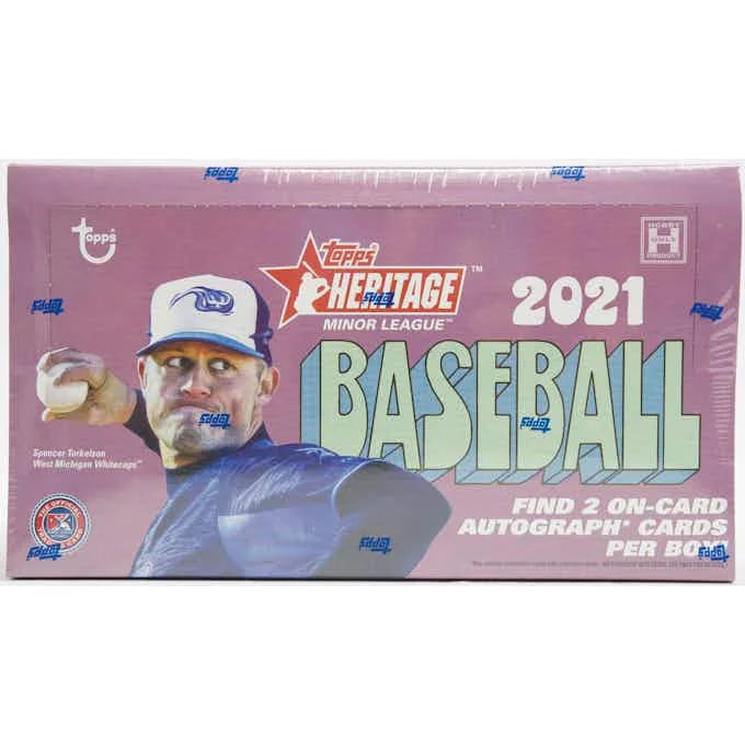 DRAFT - Just In 2021 Topps Heritage Minor League Baseball Hobby Box