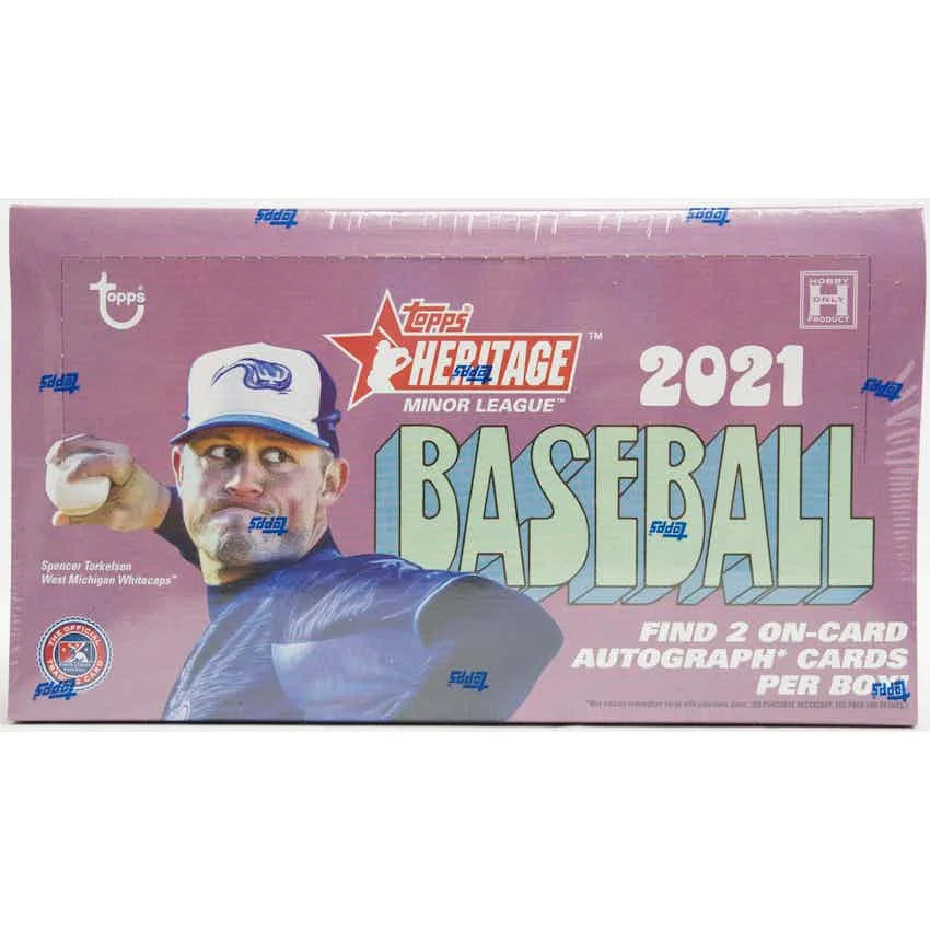 DRAFT - Just In 2021 Topps Heritage Minor League Baseball Hobby Box