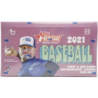 DRAFT - Just In 2021 Topps Heritage Minor League Baseball Hobby Box