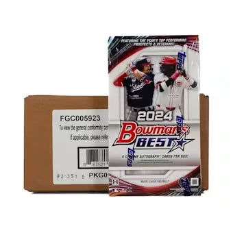 2024 Bowman's Best Baseball Hobby 8-Box Case | Chrome Autographs (Ships Sealed Only)
