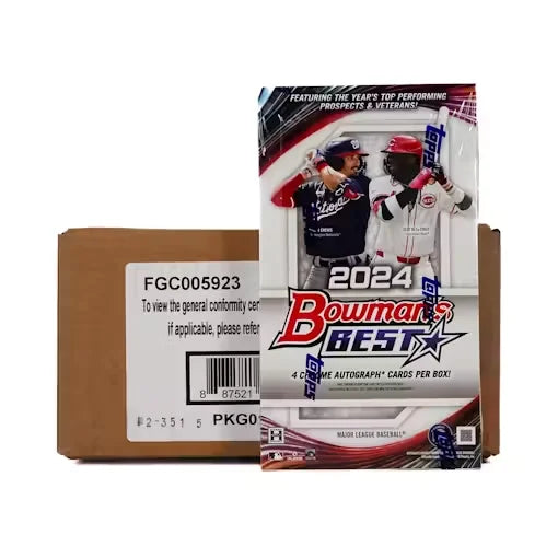 2024 Bowman's Best Baseball Hobby 8-Box Case | Chrome Autographs (Ships Sealed Only)