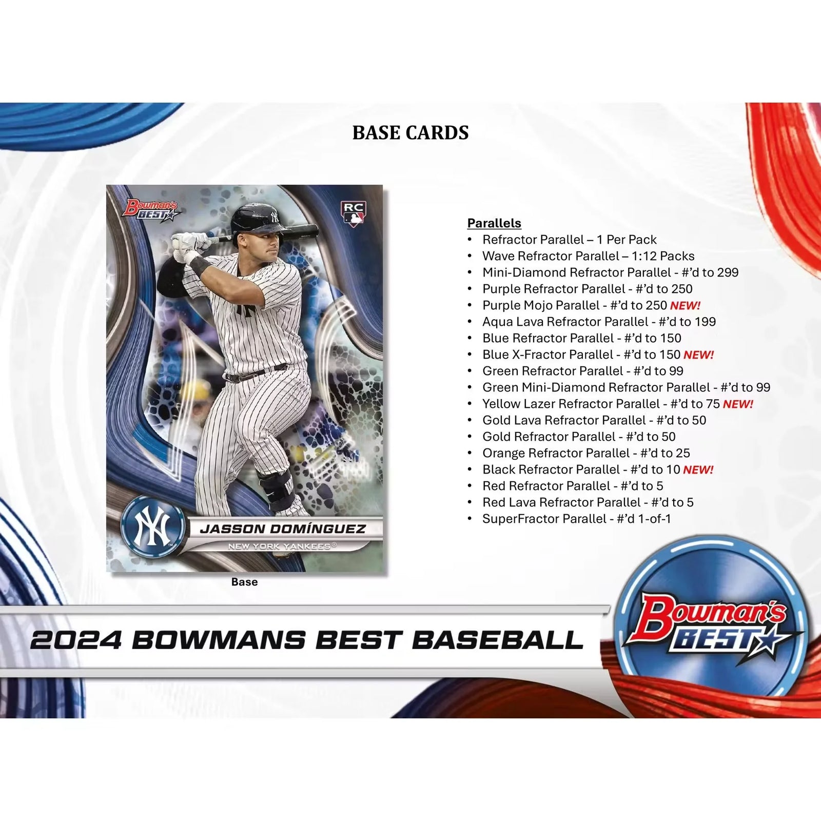2024 Bowman's Best Baseball Hobby 8-Box Case | Chrome Autographs (Ships Sealed Only)