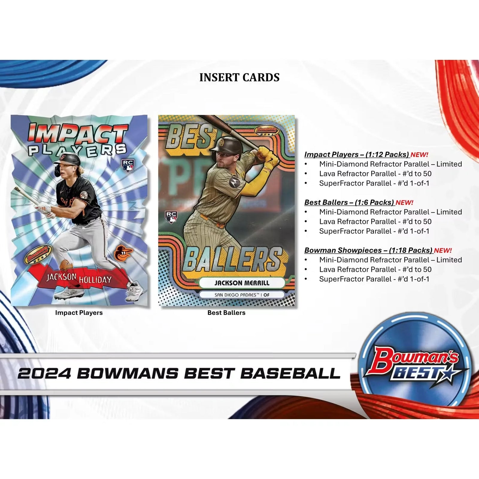 2024 Bowman's Best Baseball Hobby 8-Box Case | Chrome Autographs (Ships Sealed Only)