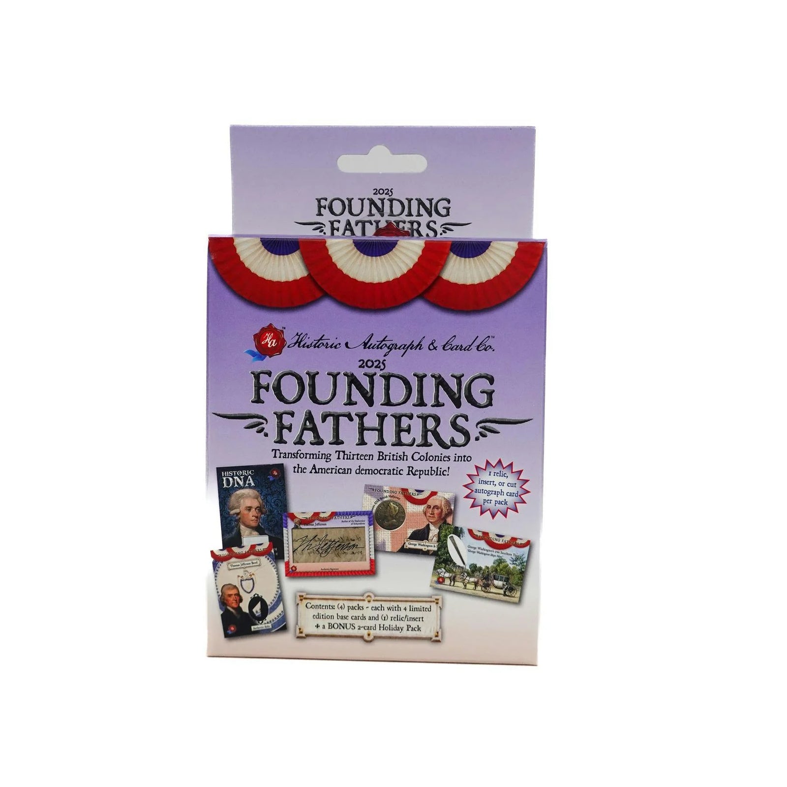 DRAFT - 2025 Historic Autographs Founding Fathers Trading Cards Hobby Box