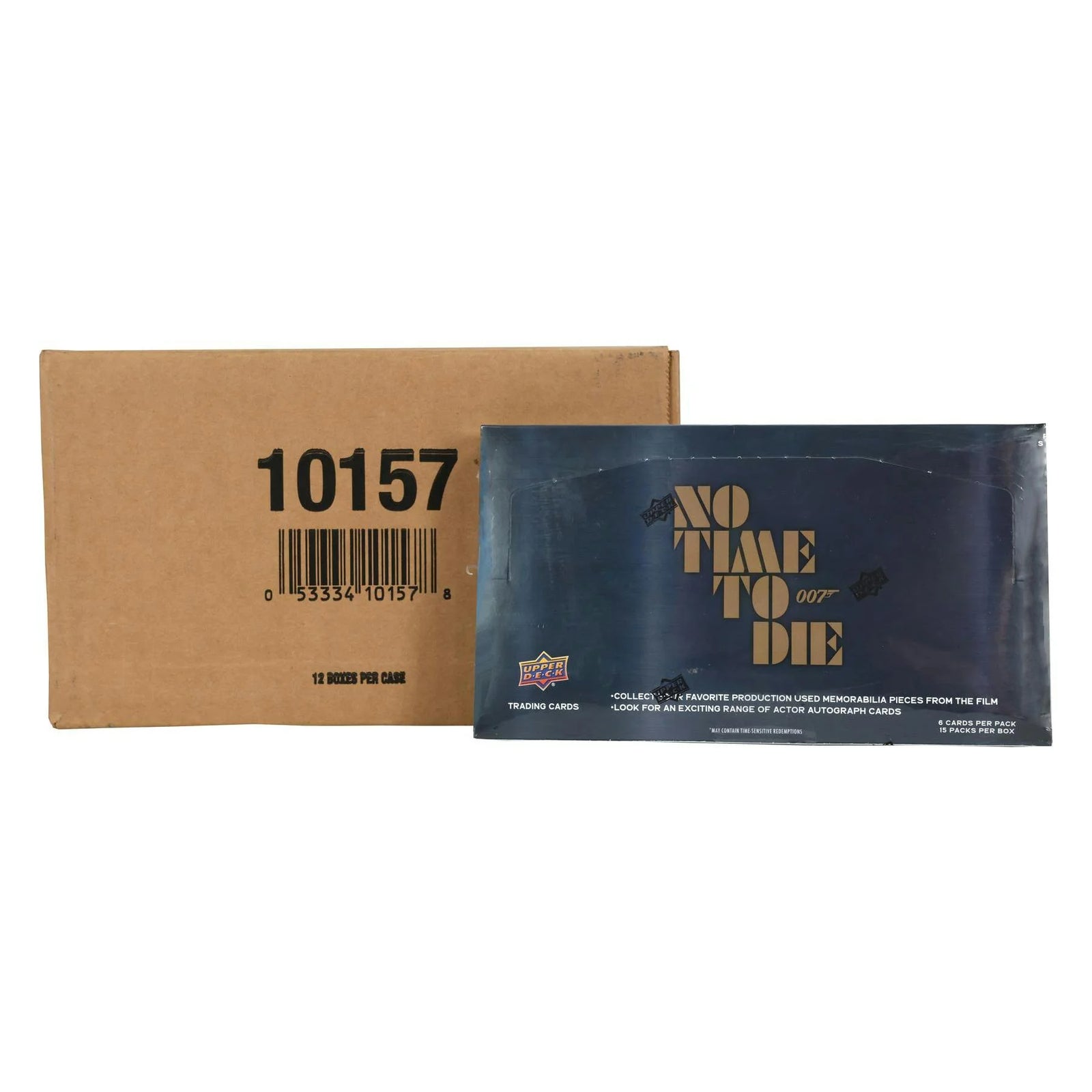 DRAFT - Upper Deck James Bond No Time To Die Hobby 12-Box Case | 2025