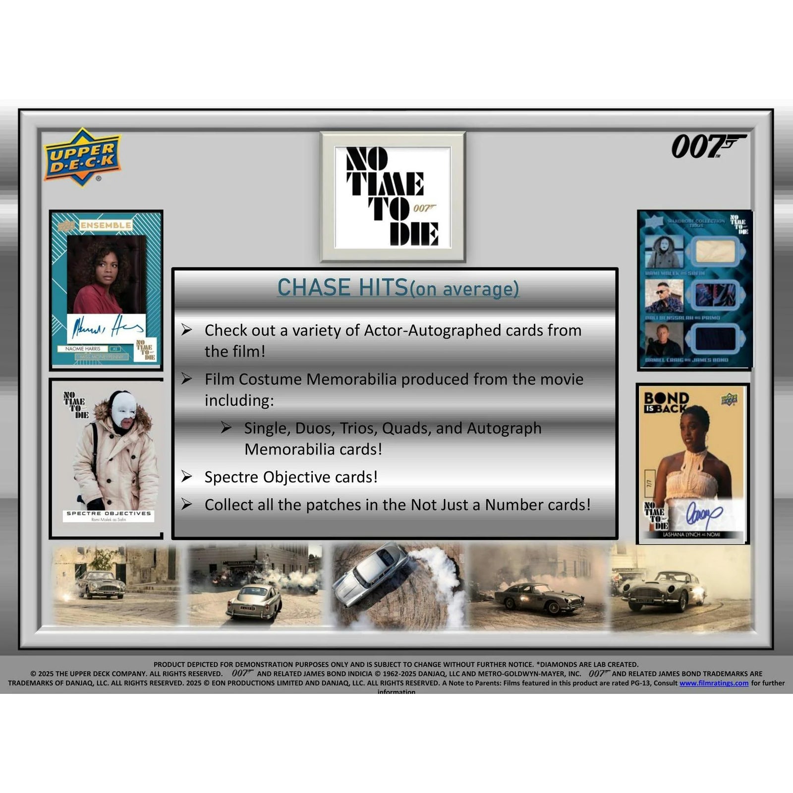 DRAFT - Upper Deck James Bond No Time To Die Hobby 12-Box Case | 2025