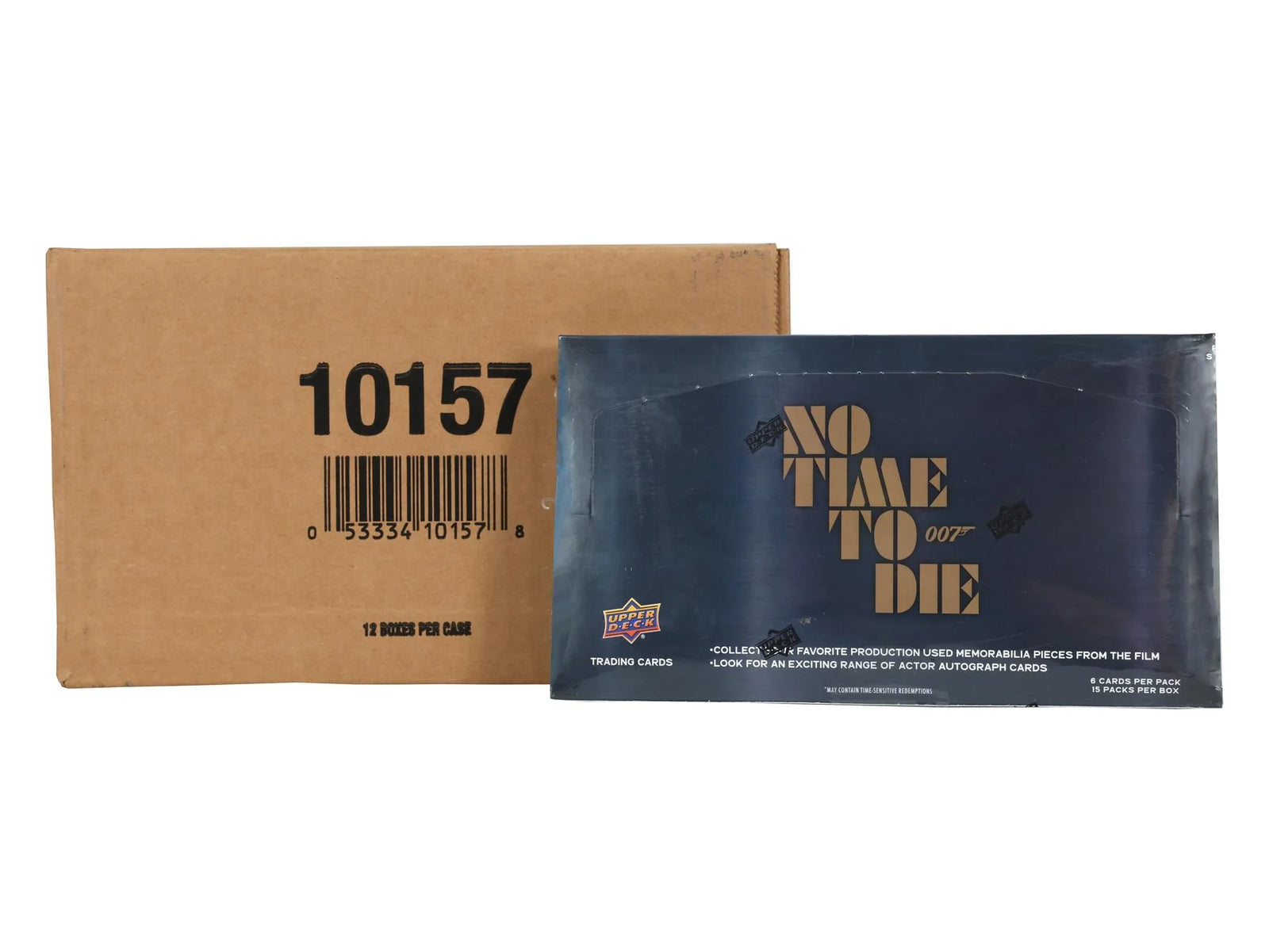 DRAFT - Upper Deck James Bond No Time To Die Hobby 12-Box Case | 2025