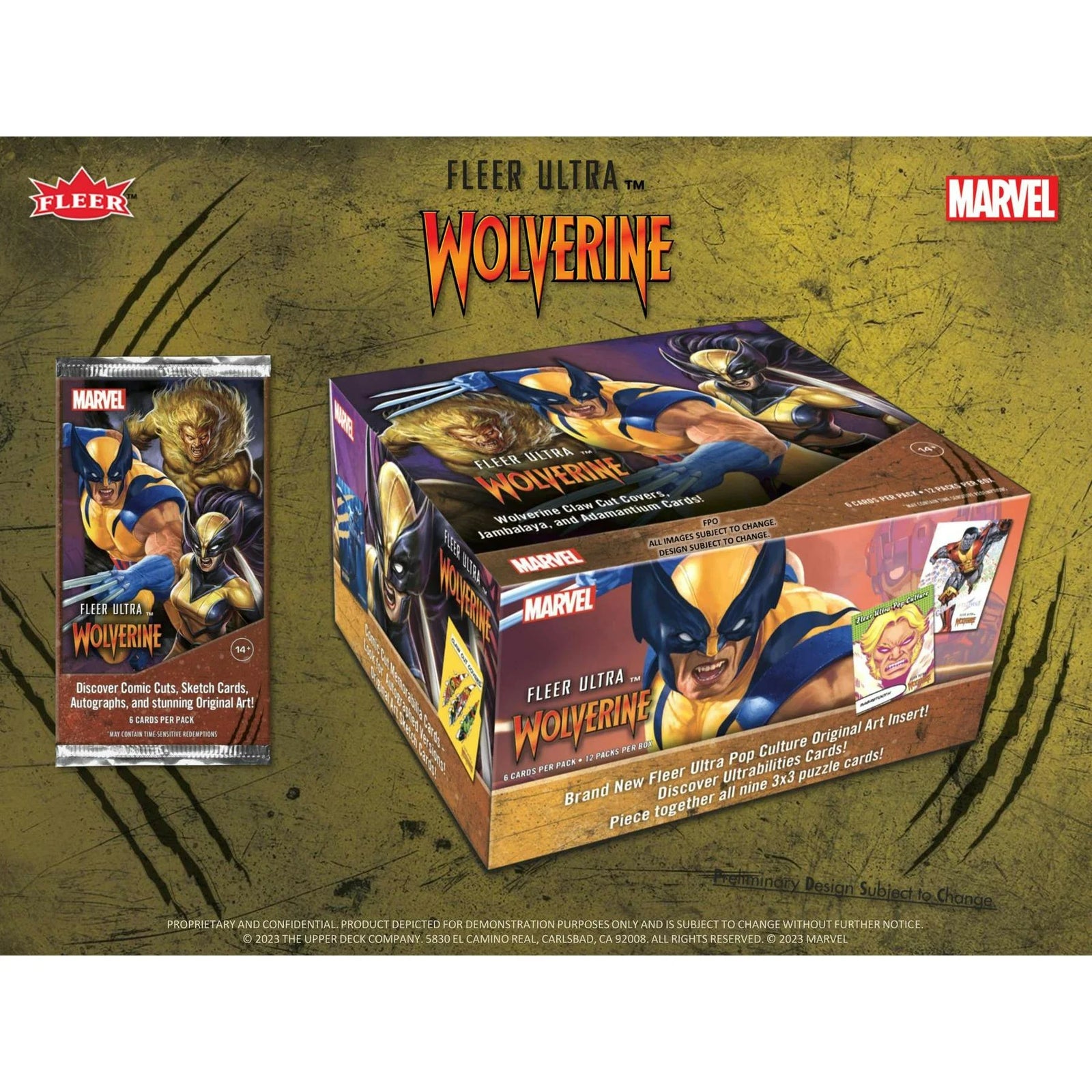 DRAFT - 2024 Upper Deck Marvel Fleer Ultra Wolverine Blaster Box | dacardworld:BV230RMEW9