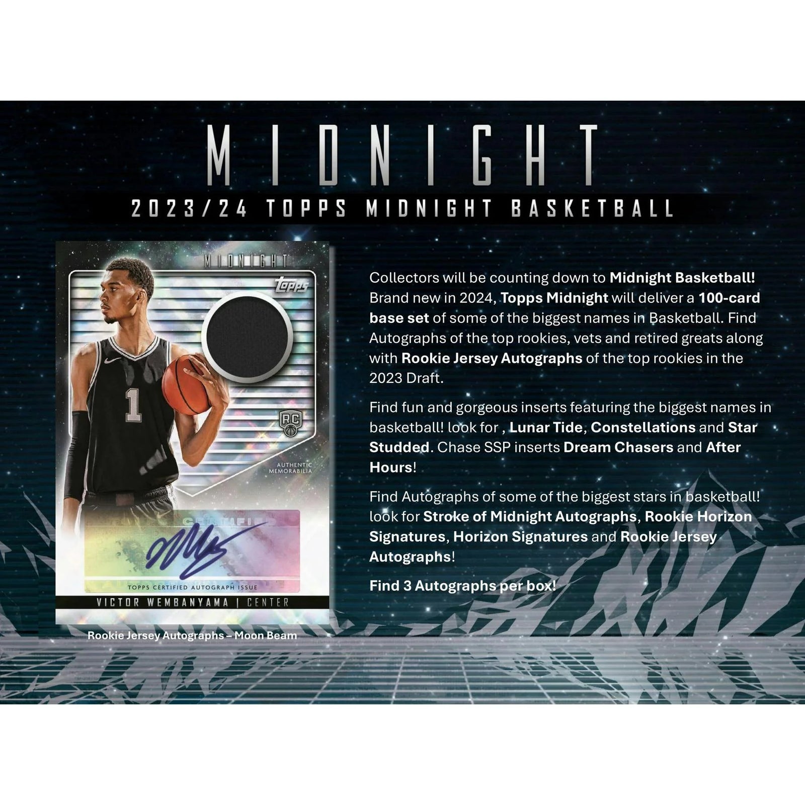 DRAFT - 2023/24 Topps Midnight Basketball Hobby Box $529.95 Add to Cart
