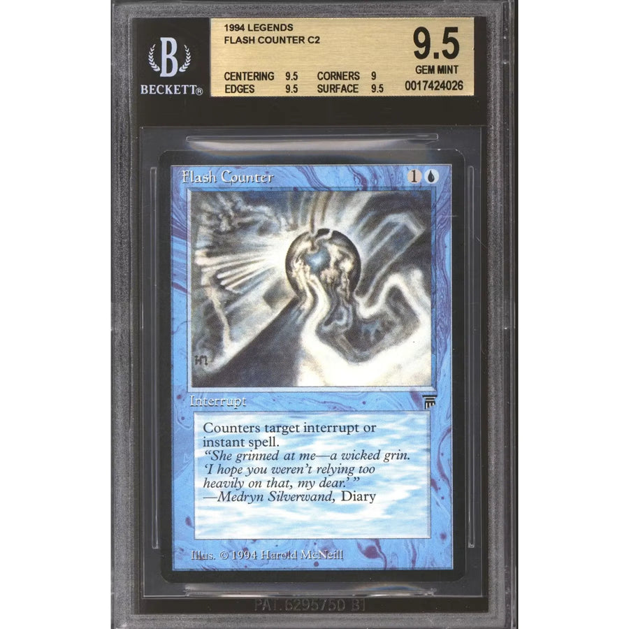 Flash Counter Magic the Gathering Legends Card | BGS 9.5 Gem Mint