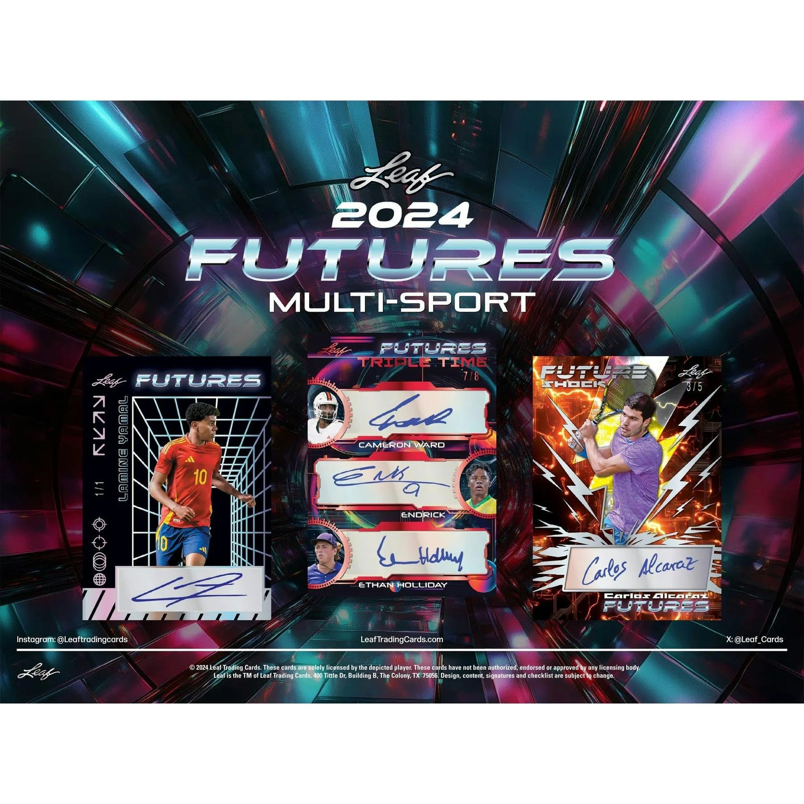 DRAFT - Just In 2024 Leaf Futures Multisport Blaster 20-Box Case