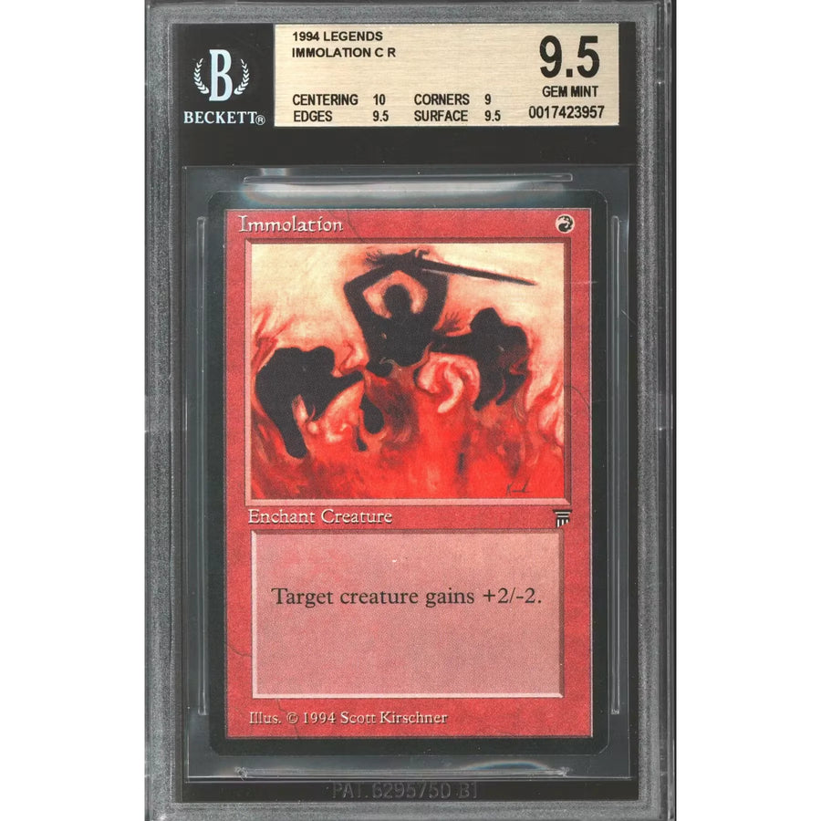 Magic the Gathering Immolation Legends Card | BGS 9.5 Gem Mint