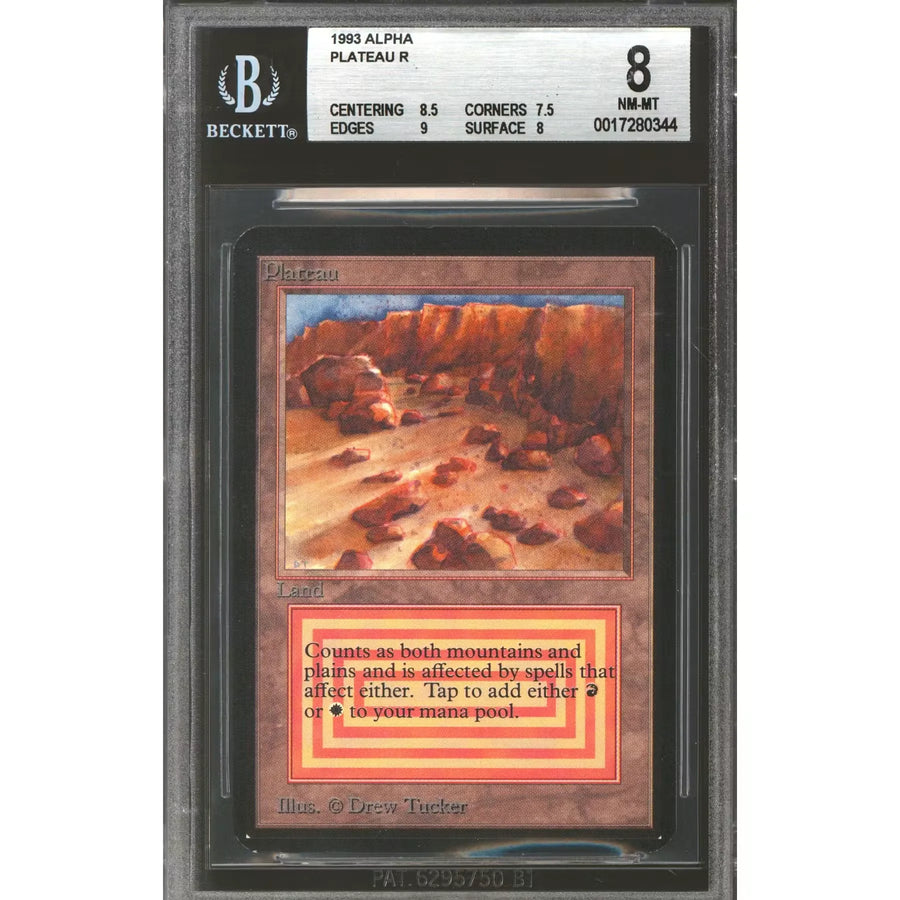 Magic the Gathering Alpha Plateau | BGS 8 Near Mint