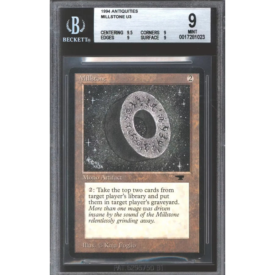Magic the Gathering Antiquities Millstone | BGS 9 Graded