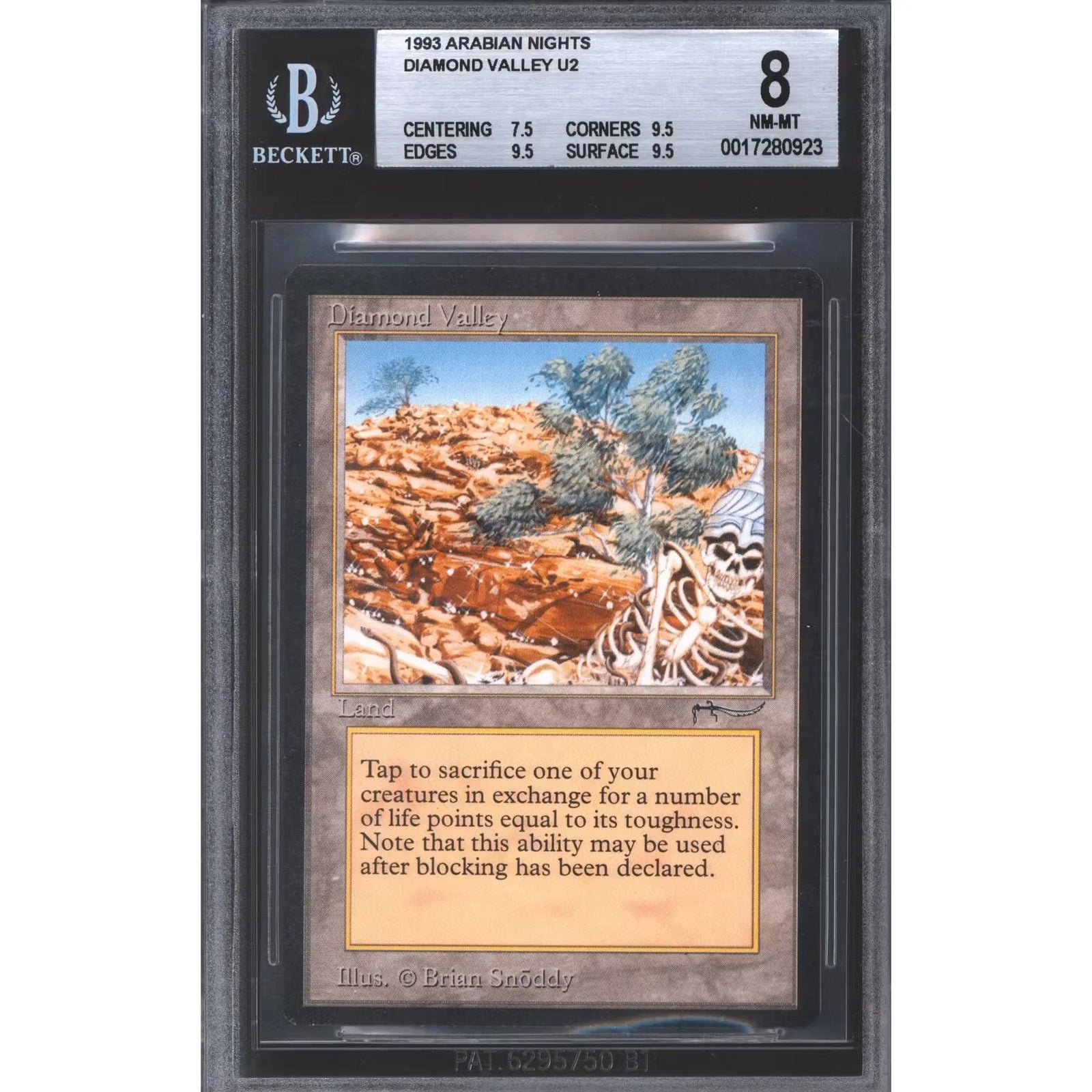 Diamond Valley Magic: The Gathering Card | BGS 8 Arabian Nights