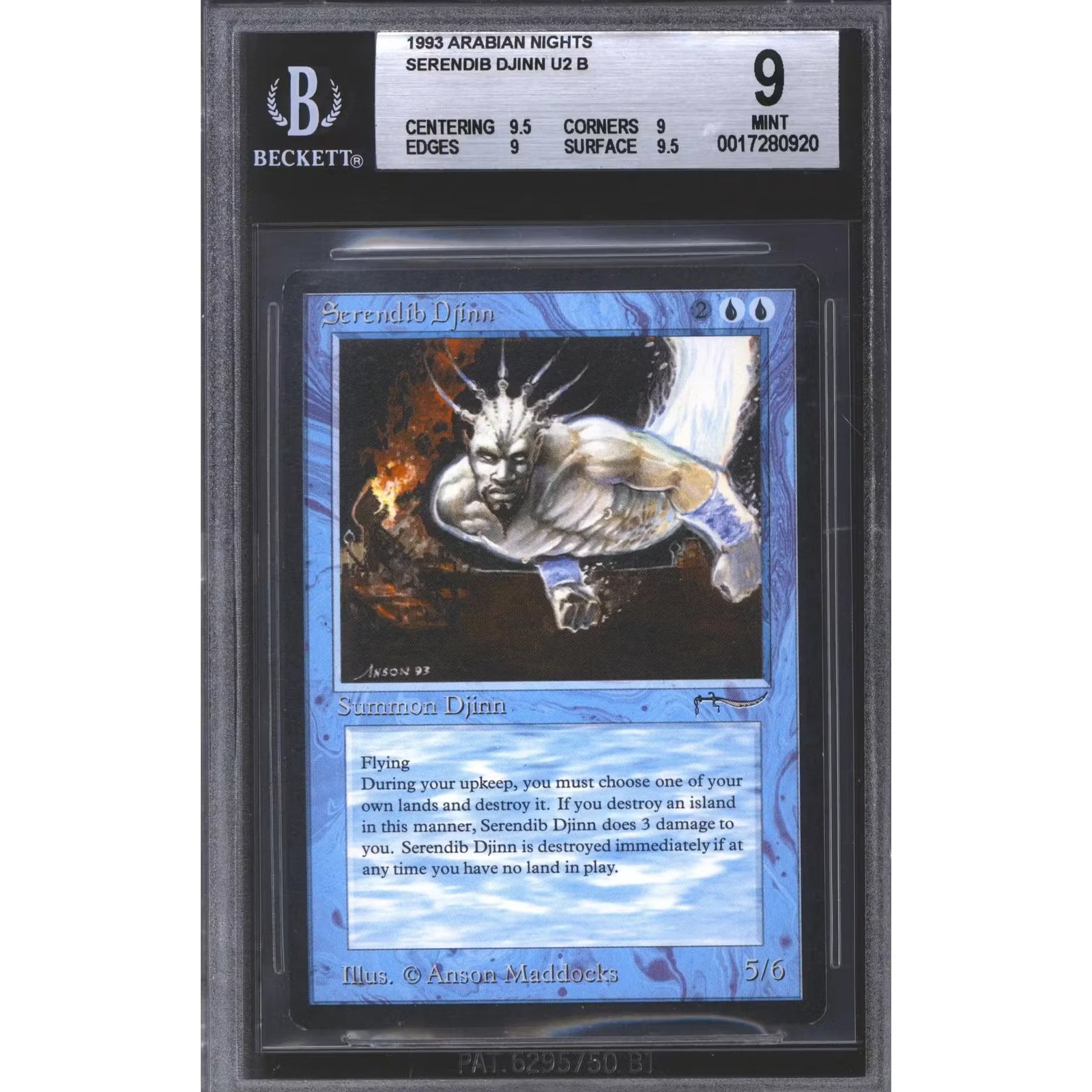 Serendib Djinn Arabian Nights Rare | BGS 9 Graded