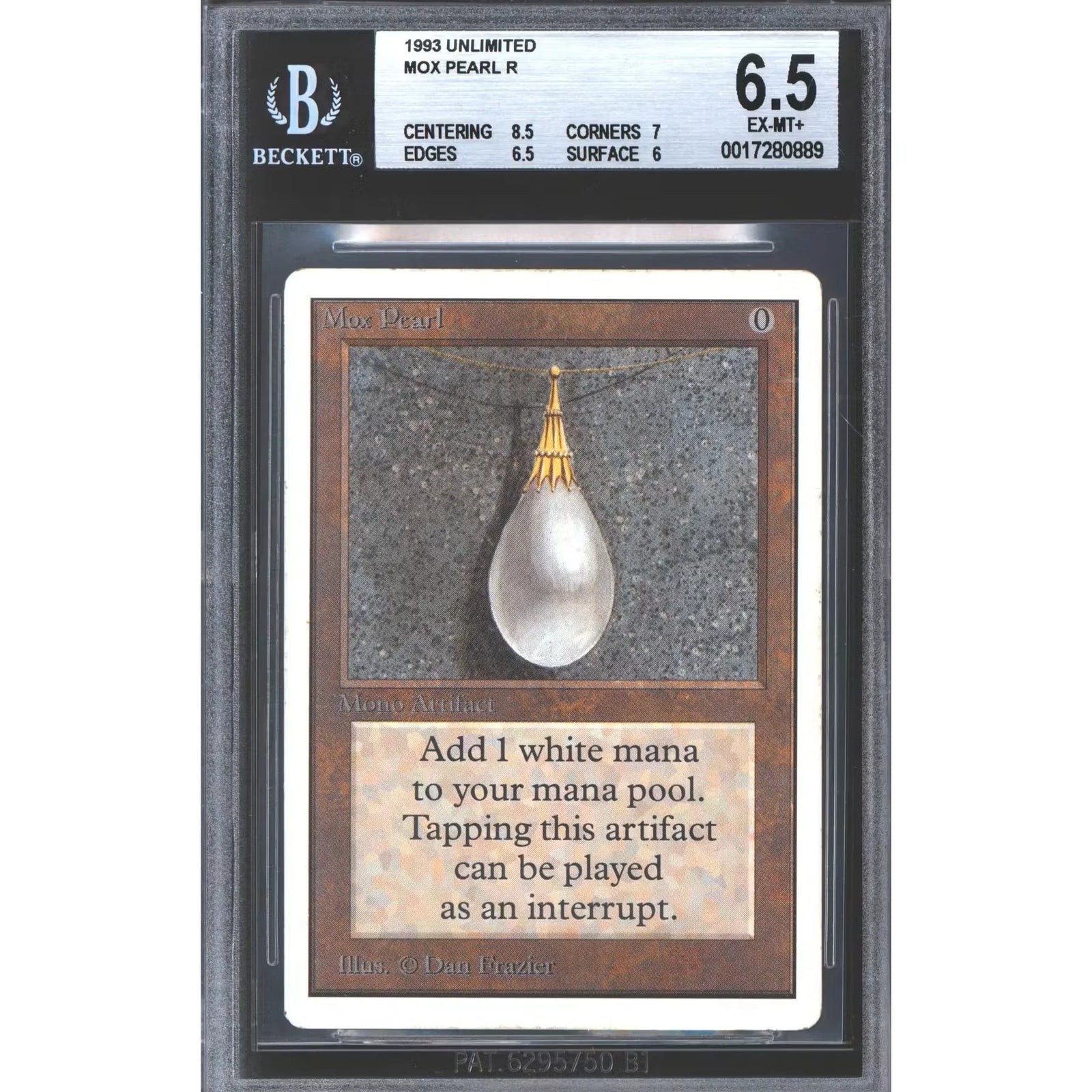 Magic the Gathering Unlimited Mox Pearl | BGS 6.5