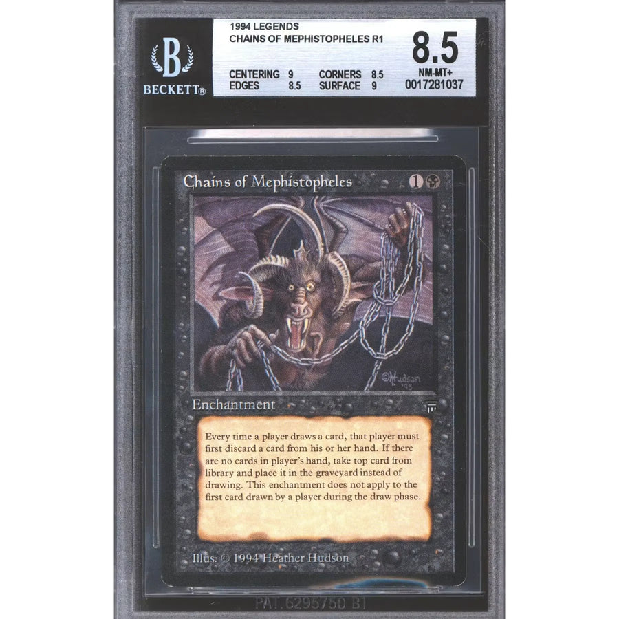 Chains of Mephistopheles Legends Card | BGS 8.5 Near Mint